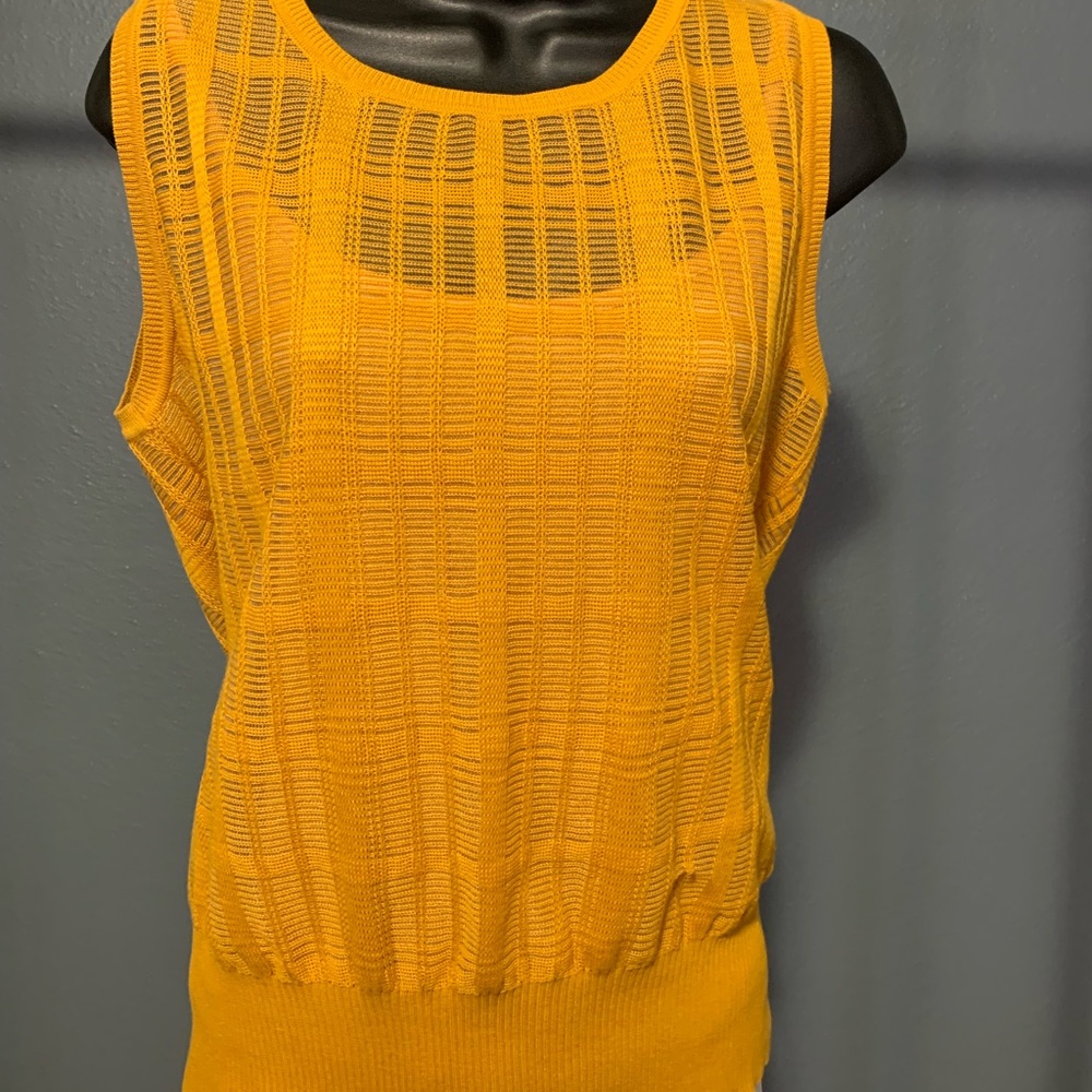 WHBM Medium Dandelion Yellow Blouse